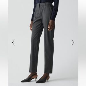 Theory Treeca Goodwool Full-Length Pants